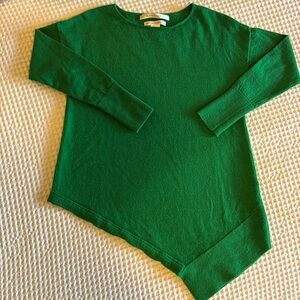 Max Studio Green Asymmetrical Sweater